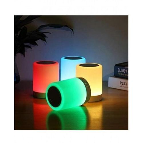 Colitive CL-671 LED Touch Lamp Portable Bluetooth Speaker with TF Card & Aux, Touch Mode Night Lamp, Smart Color