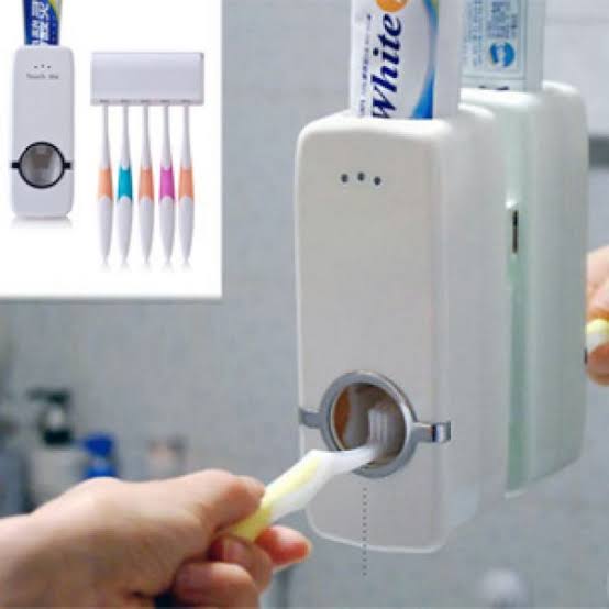 Set of Toothpaste Despenser Brush Holder | Price in Pakistan 2023