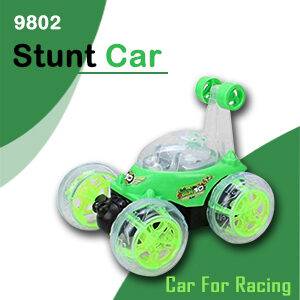 1 x 9802 - Stunt Remote Control Car - Red & Greenw