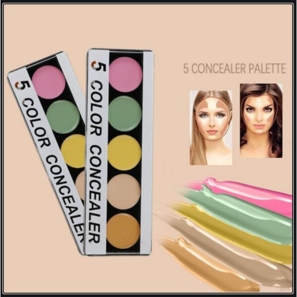5 Color Beauty Cream Cosmetic Camouflage Concealers Palette Cosmetic Makeup Concealer