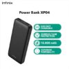 Infinix XP04 Powerbank – 10000 mAh – Silm Plastic – Orignal – Black