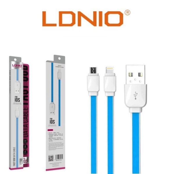 Ldnio Xs-07A for Iphone Fast Charge Micro USB Cable