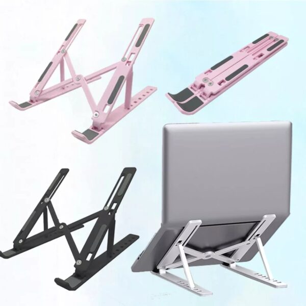 High Quality Adjustable Foldable Laptop Stand | Laptop Stand | Portable Plastic