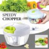Mini Speedy Chopper Manual Hand Pull Vegetable & Meat Mini Turbo Cutter