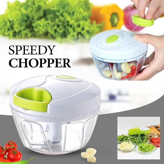 Mini Speedy Chopper Manual Hand Pull Vegetable & Meat Mini Turbo Cutter