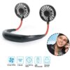 NEW 360° Adjustment USB Portable Fan Hands-free Neck Fan Hanging Rechargeable