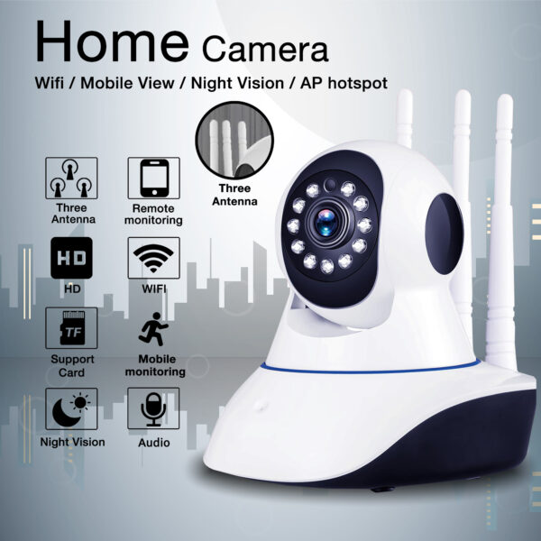 Wifi IP Security Camera wireless 360 view PT Baby Monitor V380