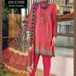 3Pcs Maria B Replica - Printed Sleeves | Online Shopping in Pakistan