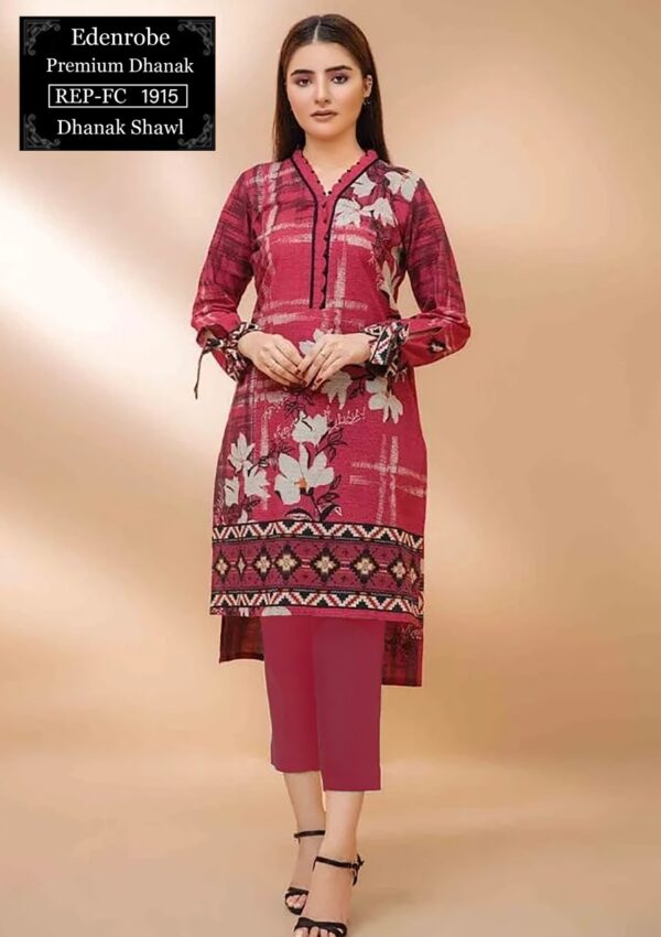 Edenrobe Premium Dhanak Shawl Online - Women Clothing
