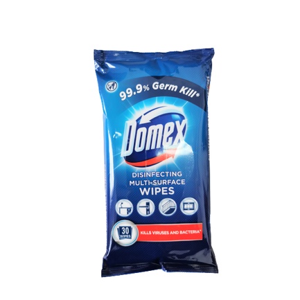 Domex Disinfecting Multi-Surface Wipes 30