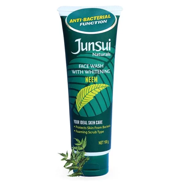 Junsui Naturals Face Wash Gel with Whitening Neem 100gm