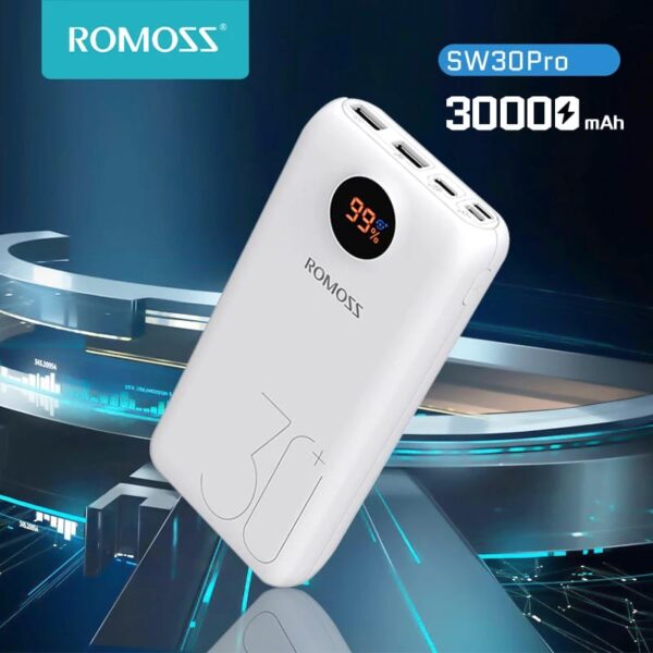 ROMOSS SW30 Pro Power Bank (22.5 watts) 30000mAh PD QC 3.0 Quick Charge Powerbank