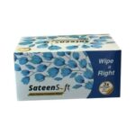 Sateen Soft Premium Cotton Dry Wipes Executive Black
