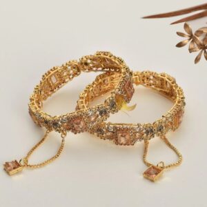 Gold Design Bangles 0107 - Artificial Jewelry | Price in Pakistan 2023