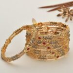 Gold Design Bangles 0193 - Artificial Jewelry | Price in Pakistan 2023