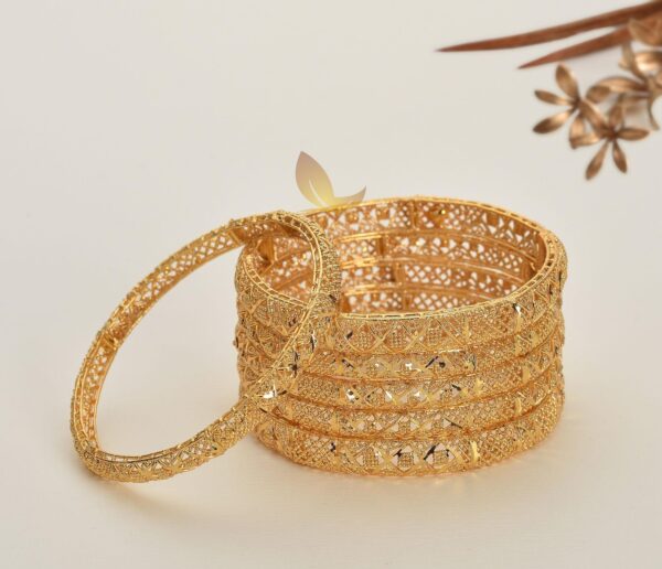 Gold Design Bangles 0263 - Artificial Jewelry | Price in Pakistan