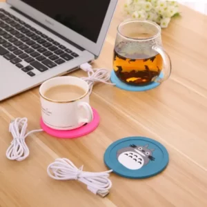 Usb Electric Heating Coaster Mugs Drink Warmer Heated Pad Silicone